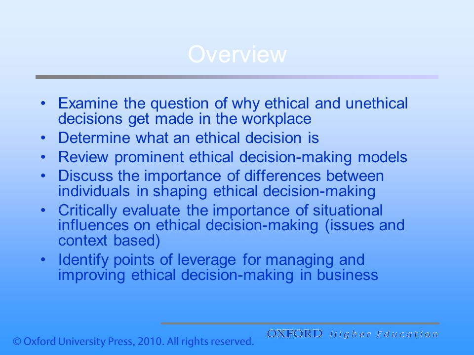 How Organization Theory of Ethical and Social Responsibility Affects the Workplace